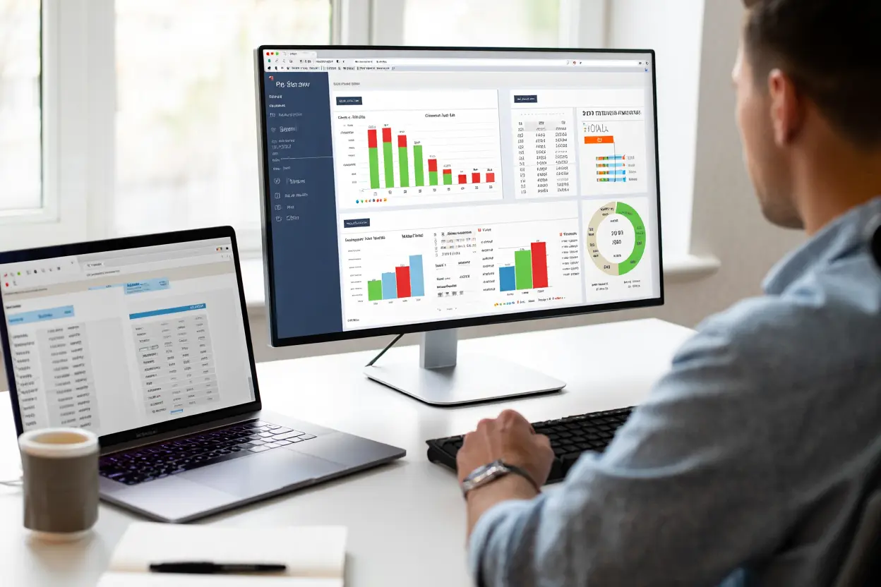 Analyste SEO réalisant un audit complet