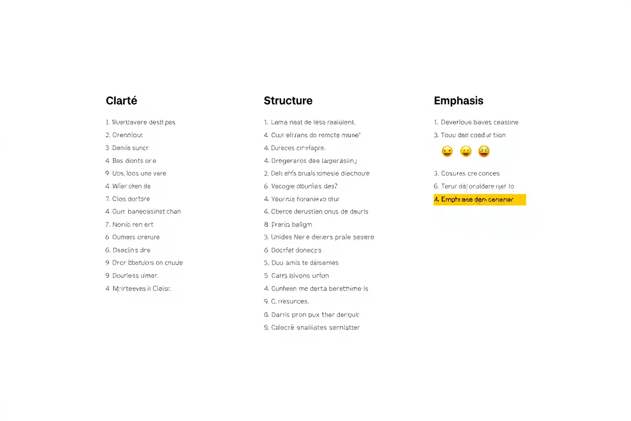 Diagramme de rédaction web optimisée