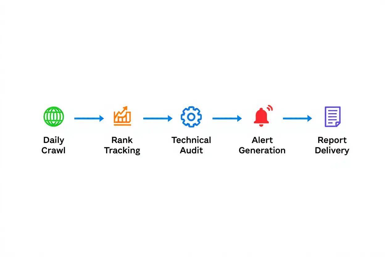 SEO monitoring workflow