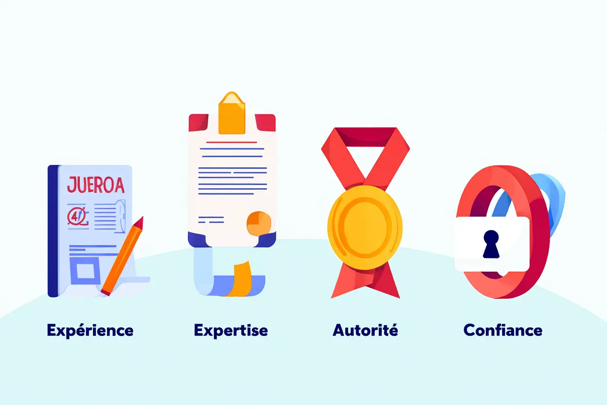 Les quatre piliers E-E-A-T de Google