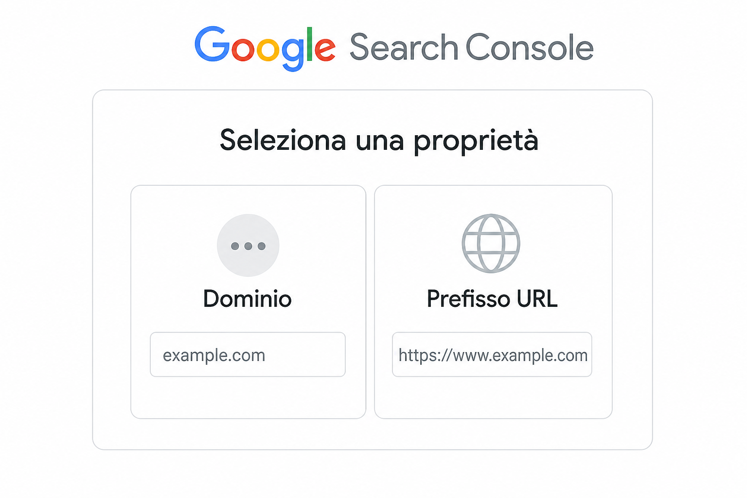 Illustrazione della verifica di proprietà di un sito: una chiave che apre un accesso riservato, metafora del controllo sul dominio.