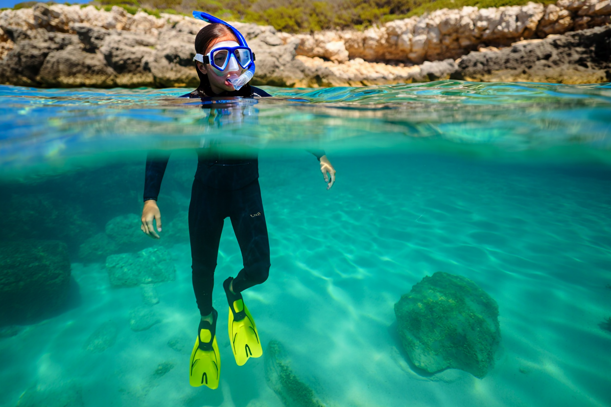 Grotta della Poesia cristalline acque