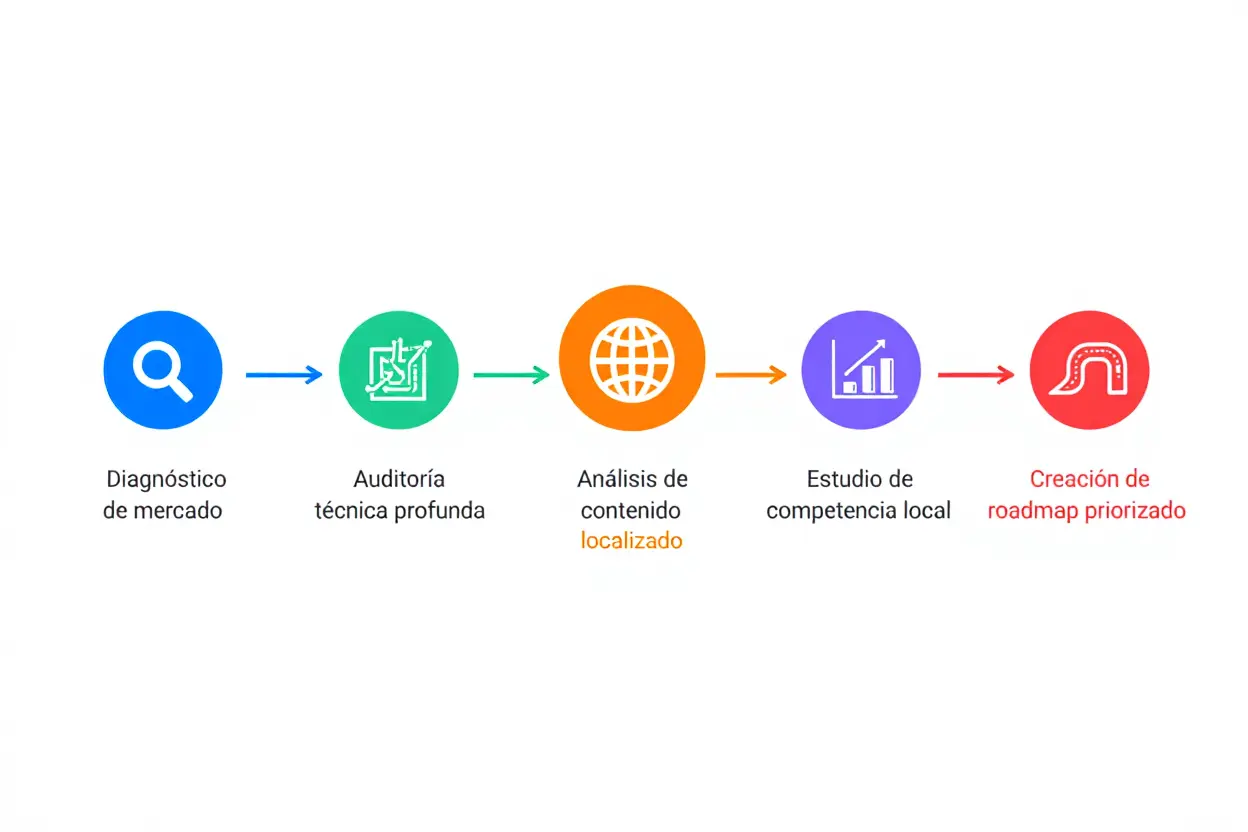 Fases de auditoría SEO internacional