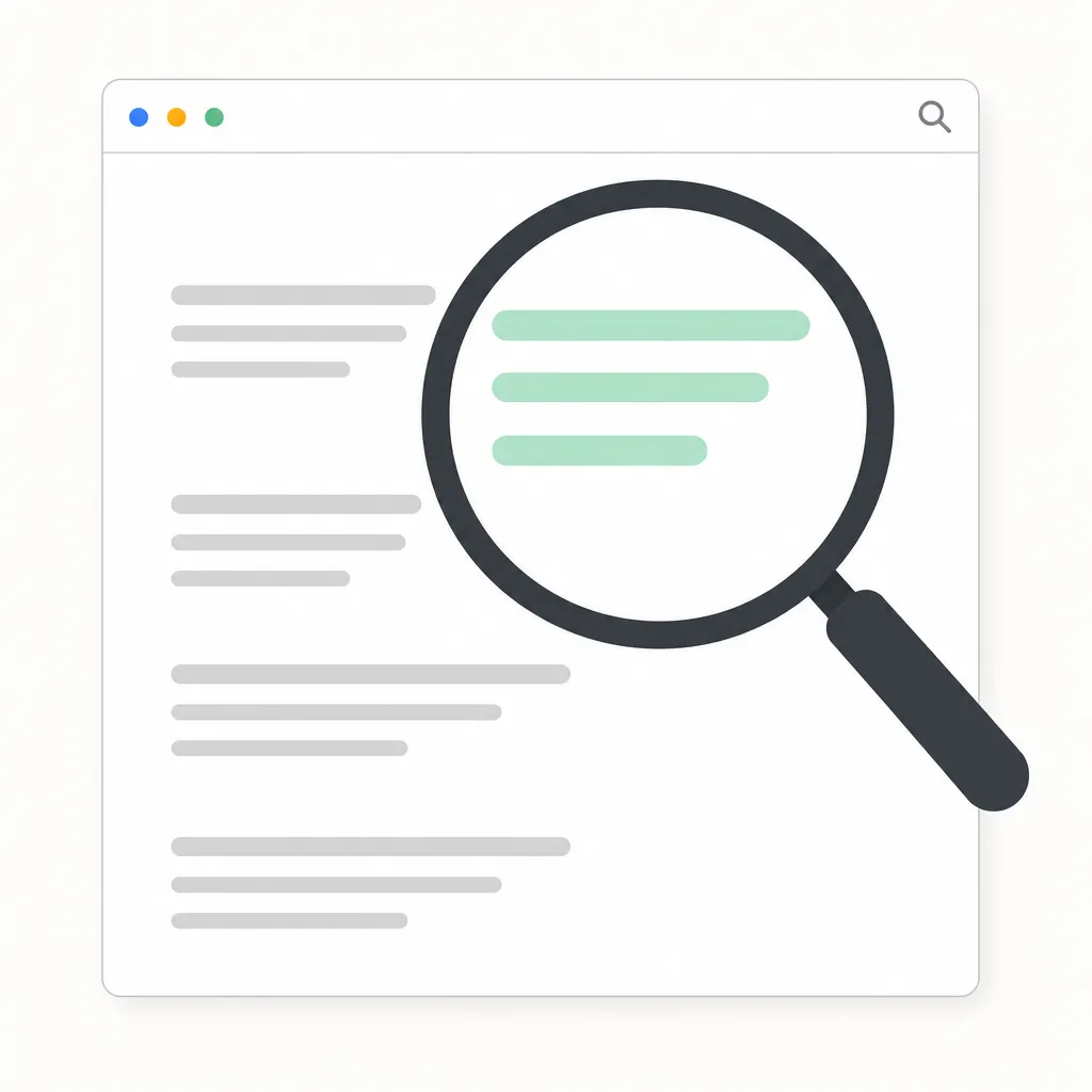 Diagram showing why you should check an SEO agency's own Google rankings before choosing it.
