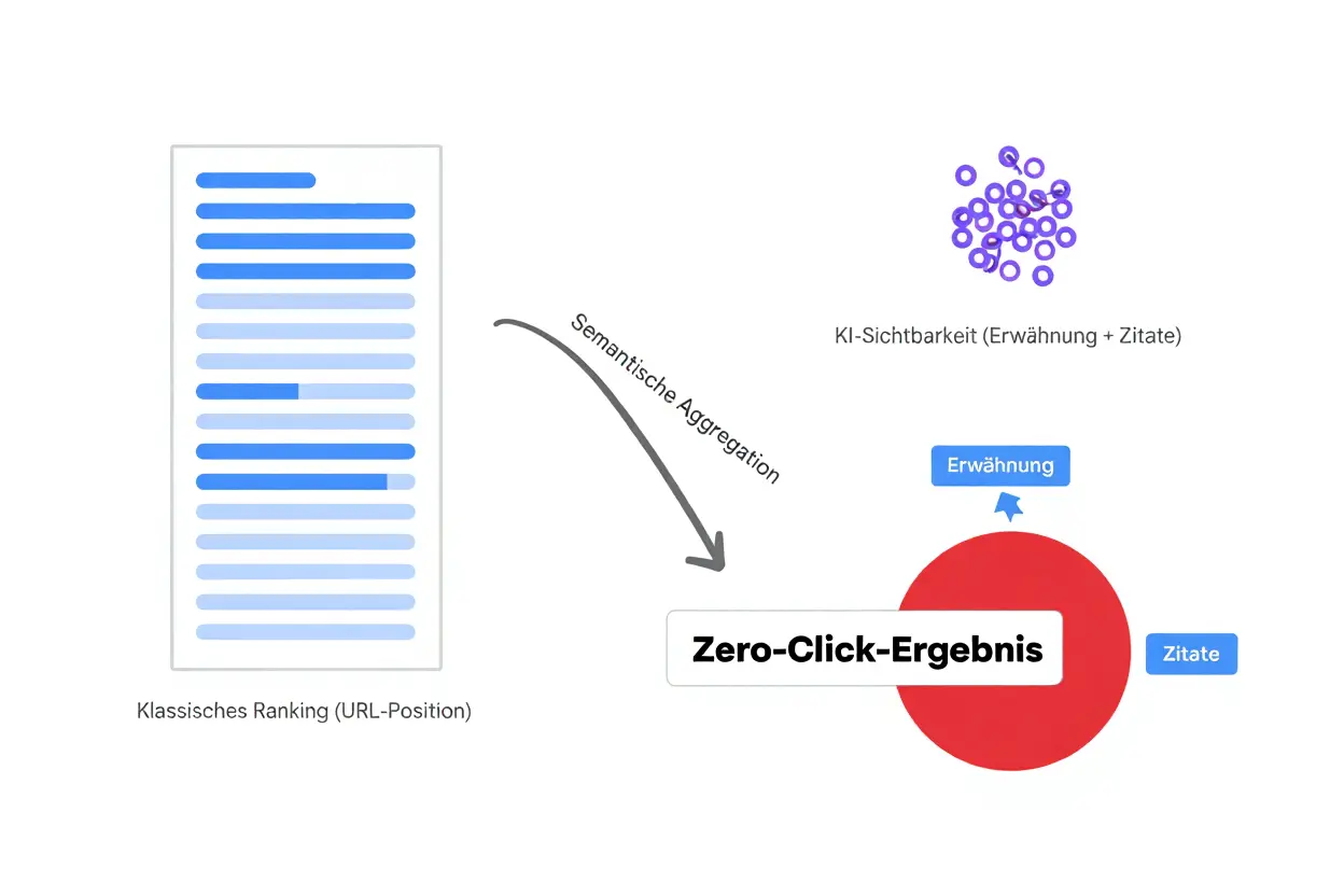 Klassisches Ranking vs. KI-Sichtbarkeit