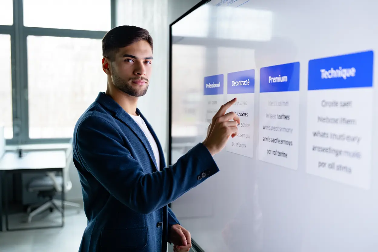 Interface de personnalisation du ton éditorial IA