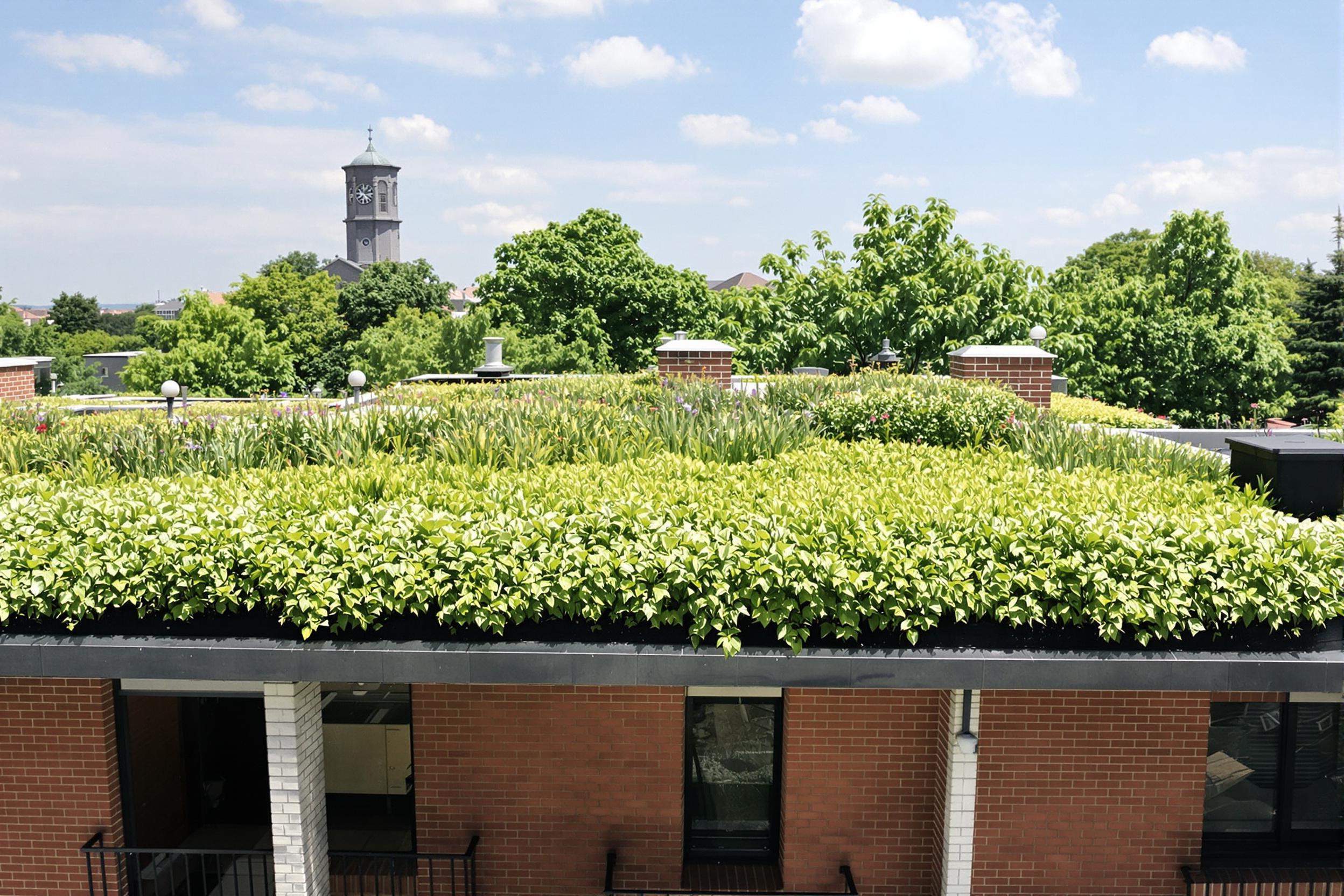 Une toiture végétale isolante en thermique et acoustique