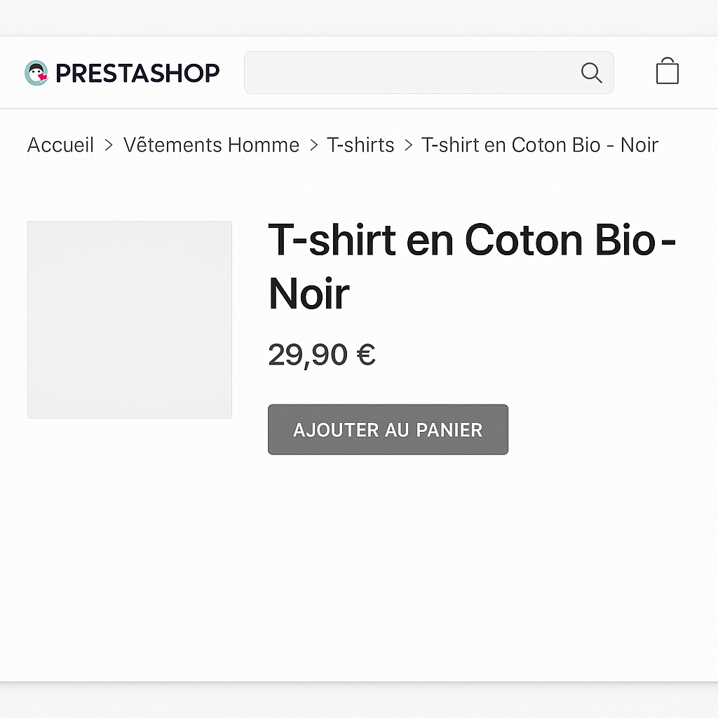Fil d'ariane Prestashop