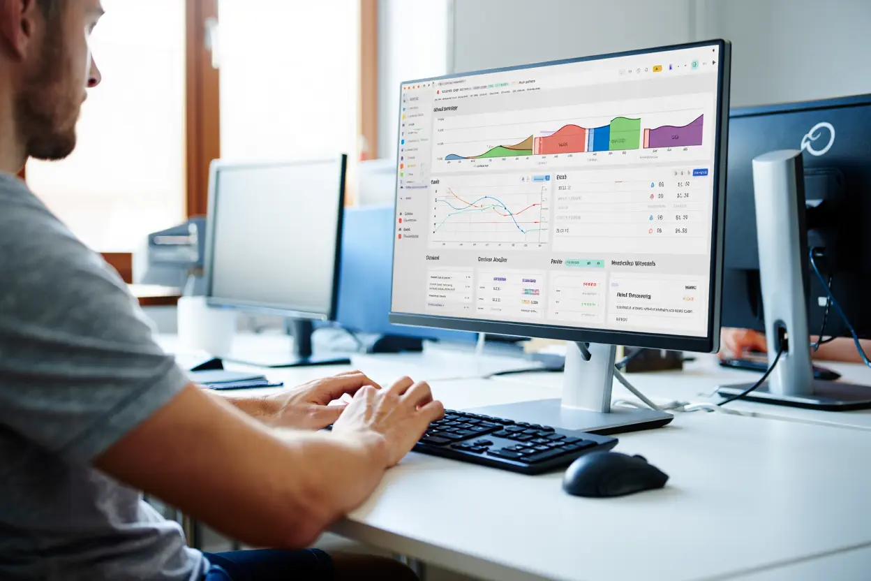 Technical SEO audit dashboard