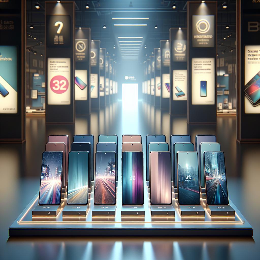 Smartphones milieu de gamme