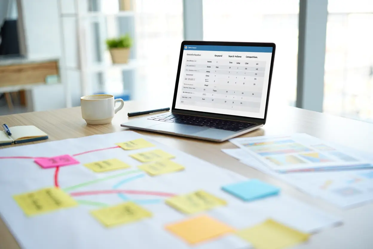 Planowanie strategii topic clusters