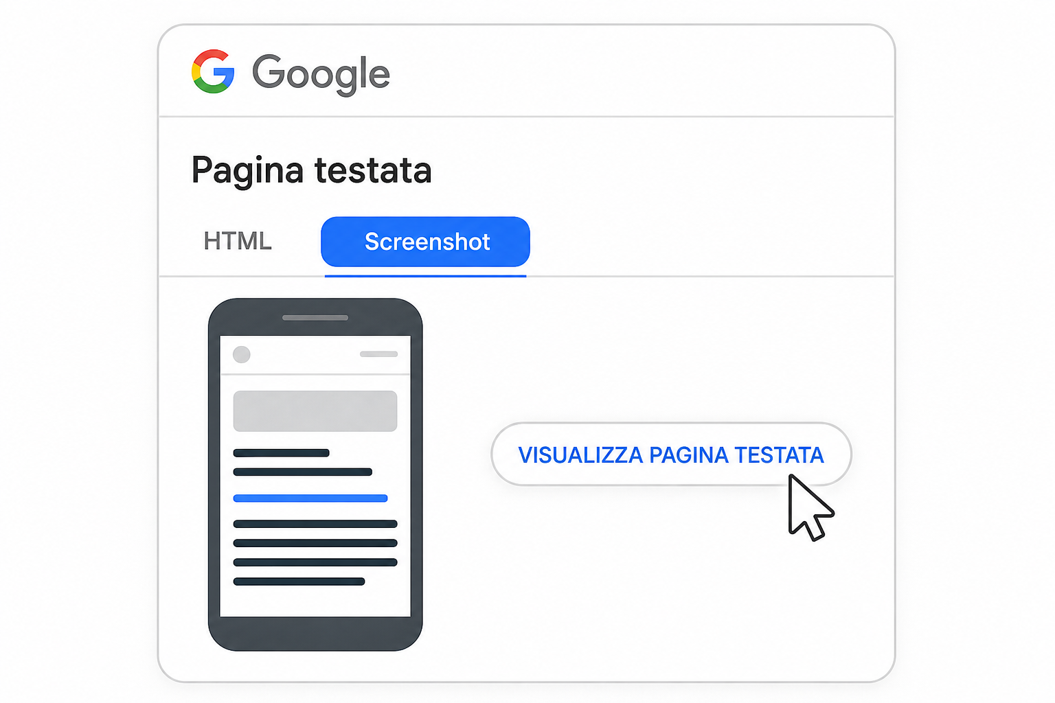 Illustrazione: una lente sospesa sopra una pila di pagine sovrapposte, con lo strato superiore a fuoco su fondo neutro.