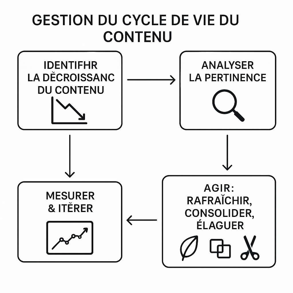 Infographie de la checklist ultime de pré-publication pour le contenu SEO, incluant les points clés pour un contenu optimisé.