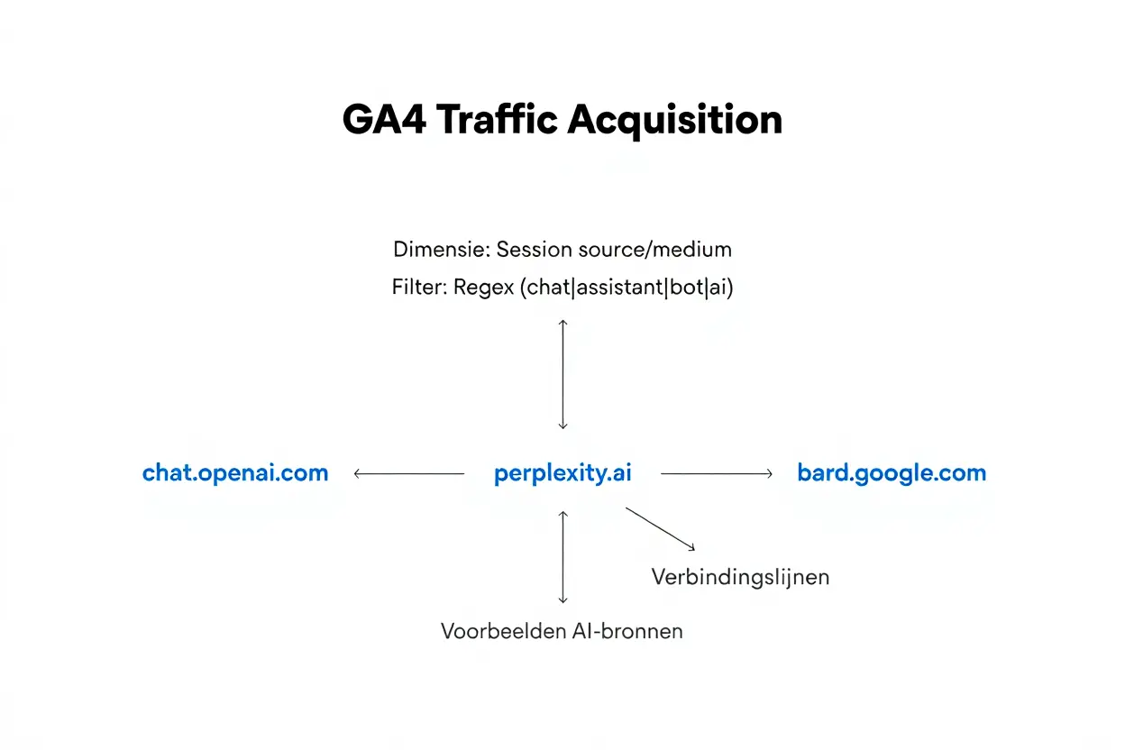 GA4 traffic acquisition dimensies